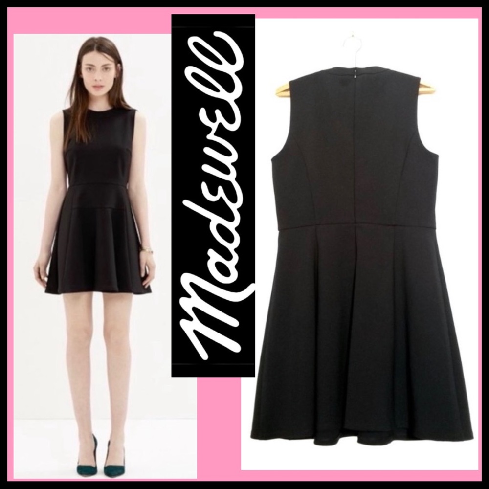 MADEWELL THE ANYWHERE FIT & FLARE DRESS Sz 2 - Picture 3 of 10